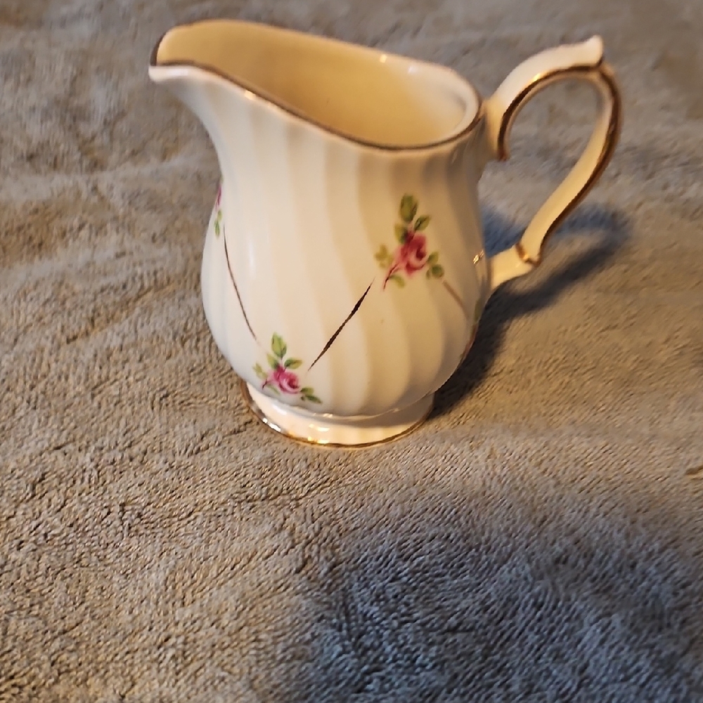Floral Cream Pitcher